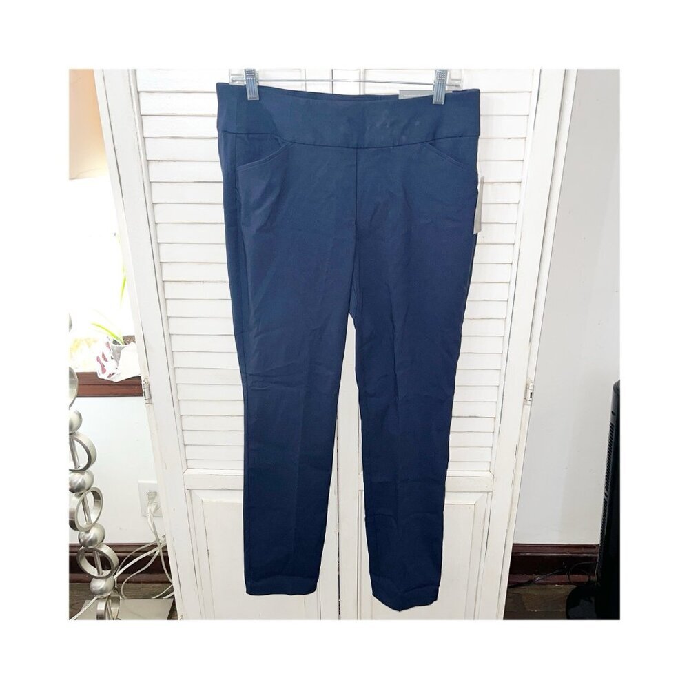 NWT Christopher and Banks Womens Signature Slimming Modern Fit Ankle Navy 8